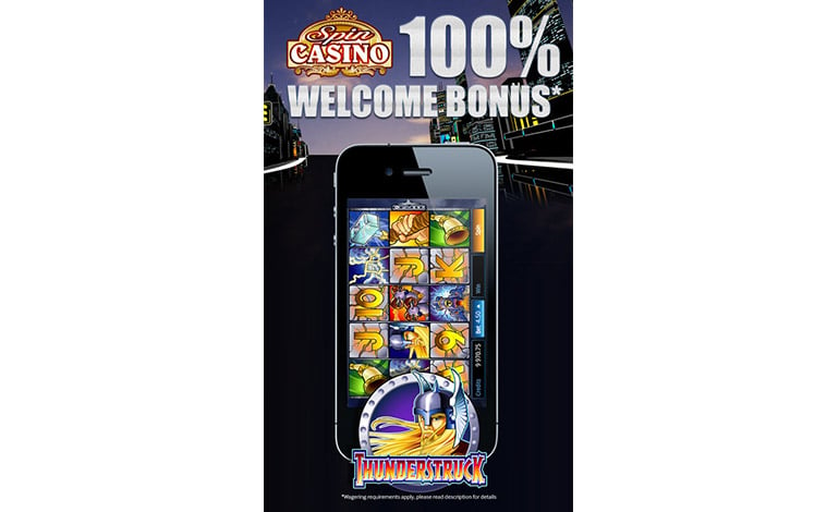 Spin Casino Welcome Bonus 100 Percent